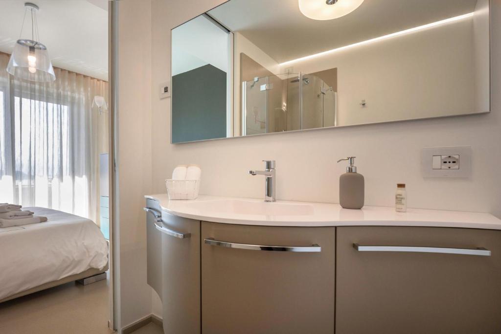 Posteľ alebo postele v izbe v ubytovaní Villa Agave exclusive pool