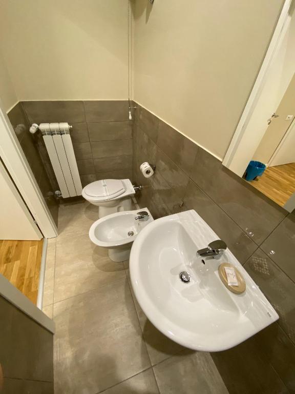 Koupelna v ubytování Terra Ciociara BnB