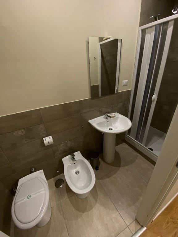 Koupelna v ubytování Terra Ciociara BnB
