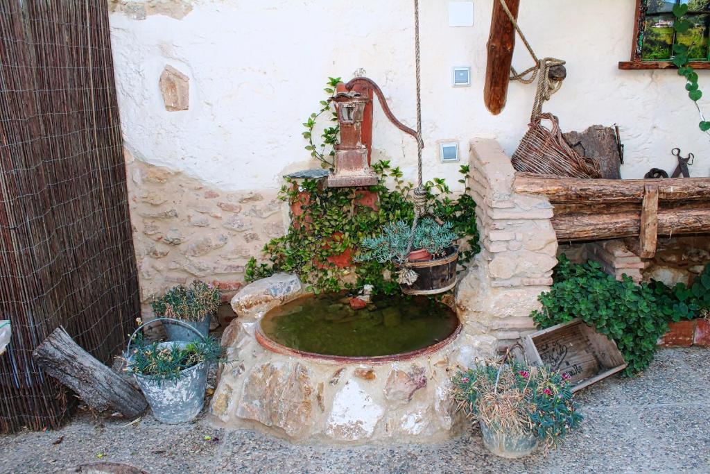 Vonkajšia záhrada v ubytovaní Casa Rural La CasAna