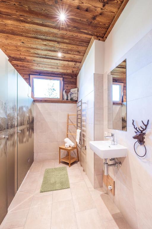 Koupelna v ubytování Haus Rabl