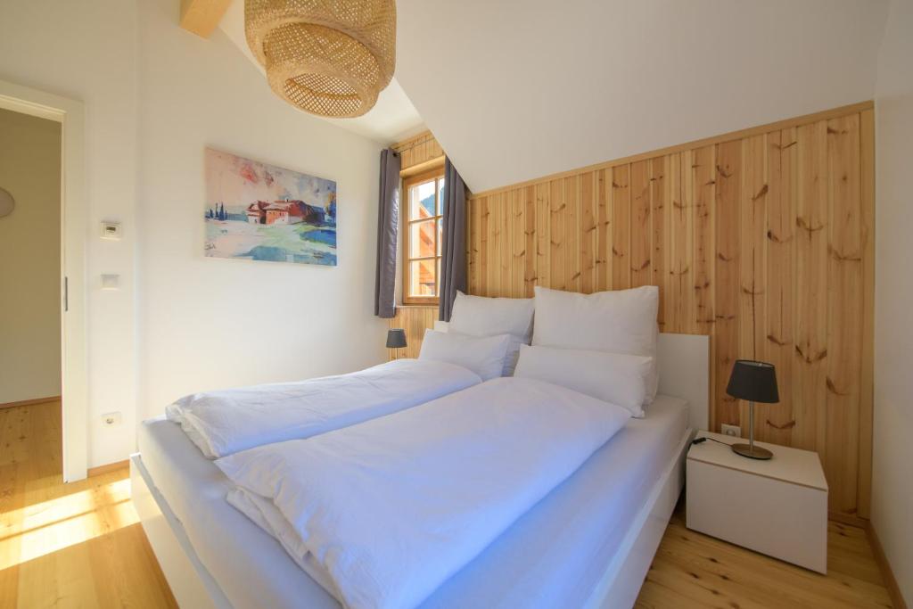 Voodi või voodid majutusasutuse CHALET am Schneeberg See toas