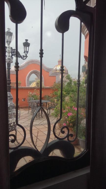 Balkón nebo terasa v ubytování Hotel Hacienda los Narcisos