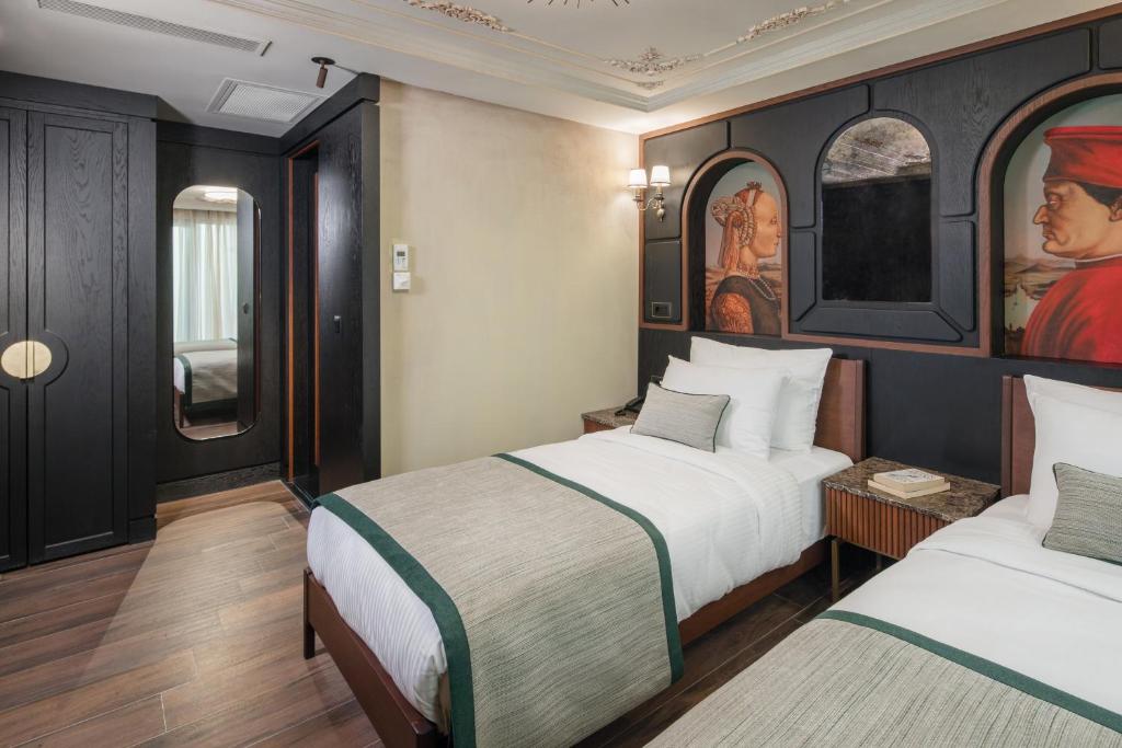 Postel nebo postele na pokoji v ubytování Tria Hotel Istanbul-Special Category
