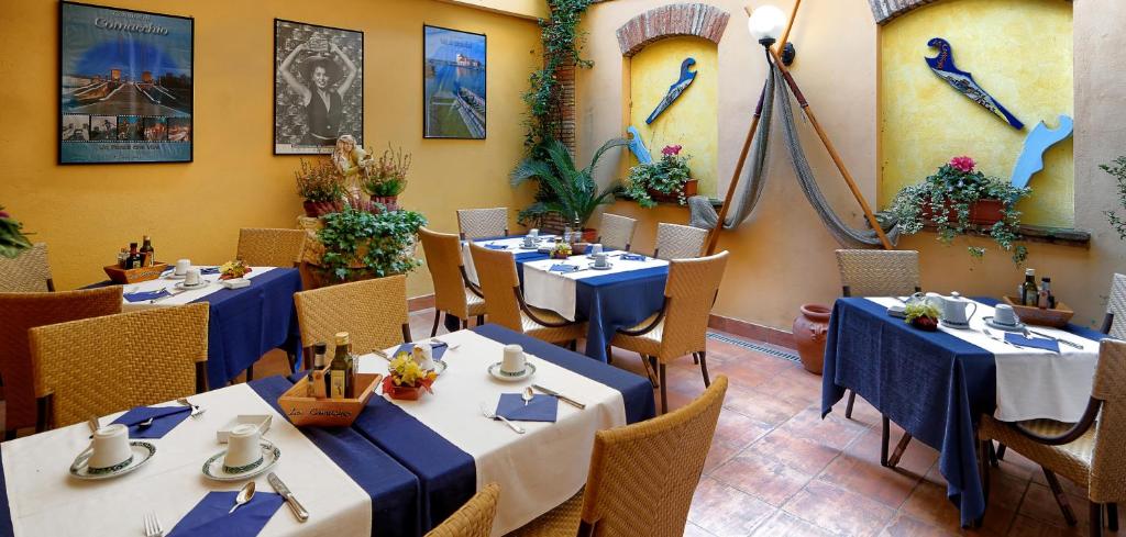 Restaurace v ubytování Locanda La Comacina