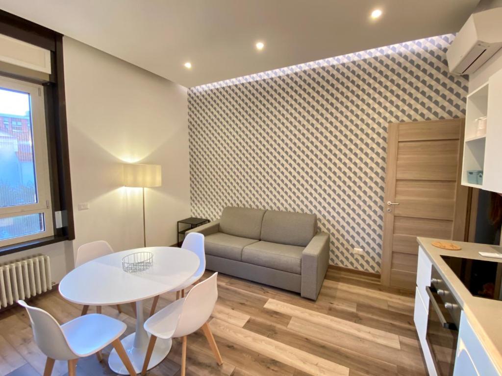 A kitchen or kitchenette at Suite boutique Moscova
