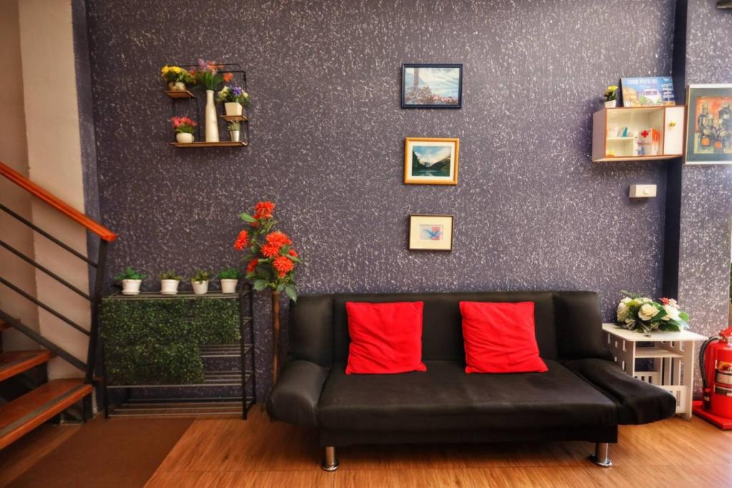 Posezení v ubytování HillSide Boutique