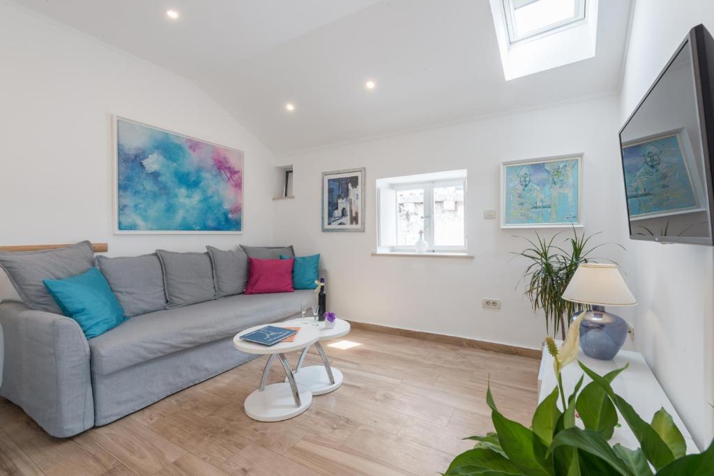 Posezení v ubytování San Pietro apartment