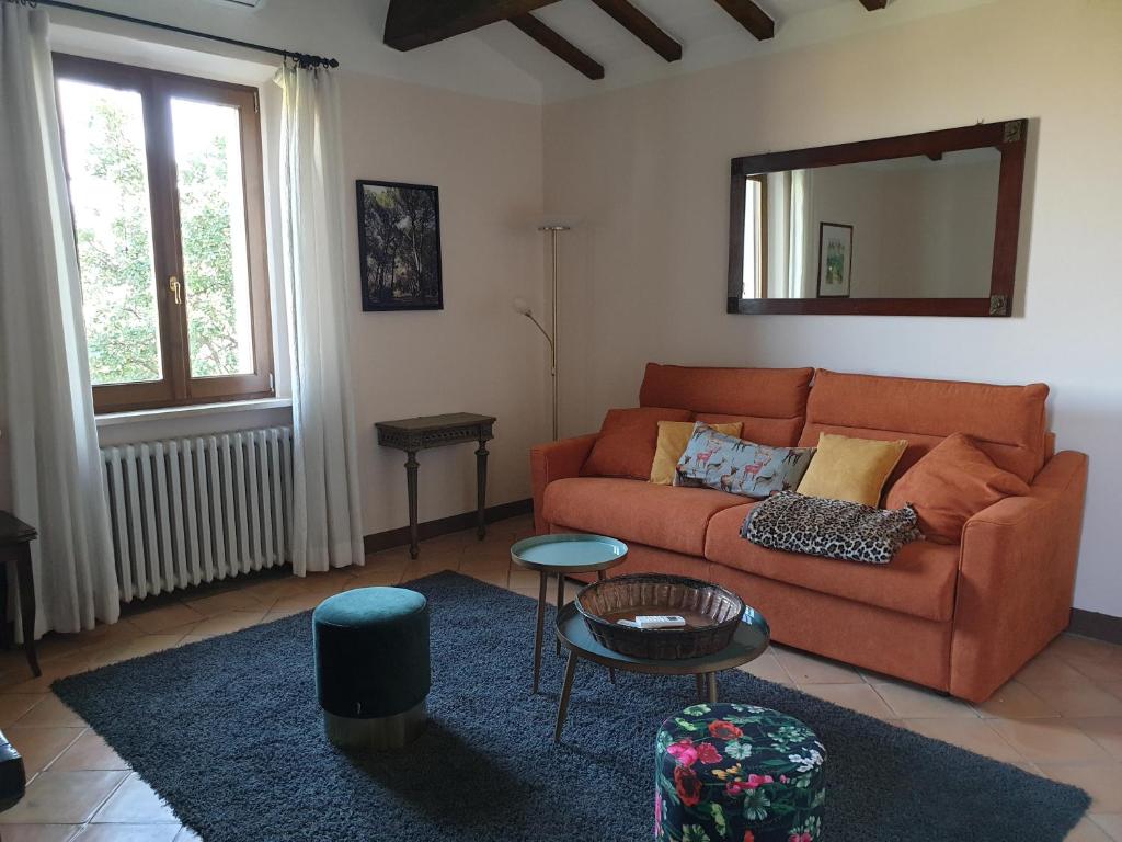 Część wypoczynkowa w obiekcie Le Querciolaie Monte Cavallo - entire house