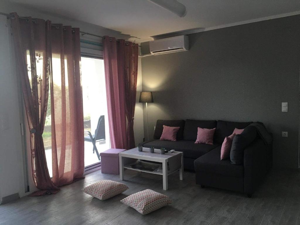 Posezení v ubytování Loukas House 2