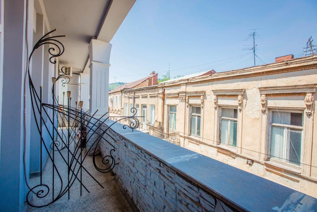 Balkón nebo terasa v ubytování Sharden Hotel
