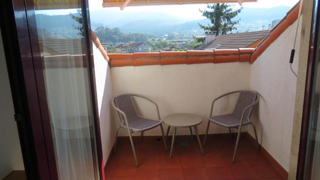 Balkón nebo terasa v ubytování Apart 52 m2 en Sabaris-Baiona