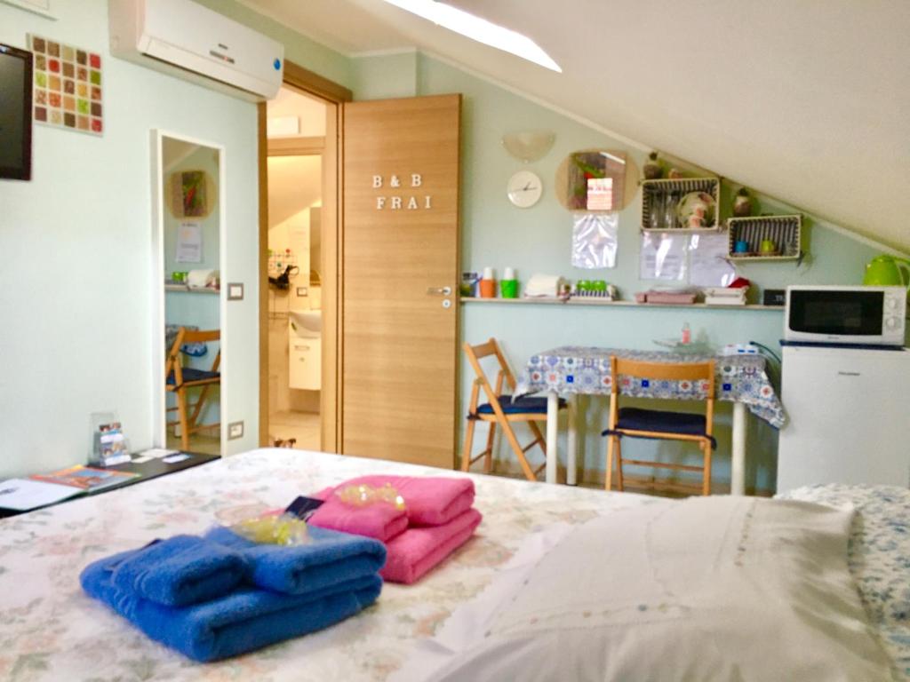 Kuchyň nebo kuchyňský kout v ubytování B&B FRAI