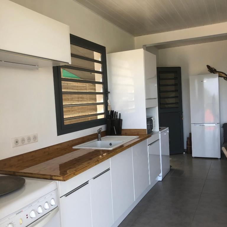 Kuchyň nebo kuchyňský kout v ubytování Le DAMOUR Appartement 1 ou 2 chambres