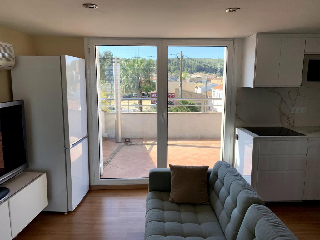 Kuchyň nebo kuchyňský kout v ubytování Apartamento entero con vistas panorámicas