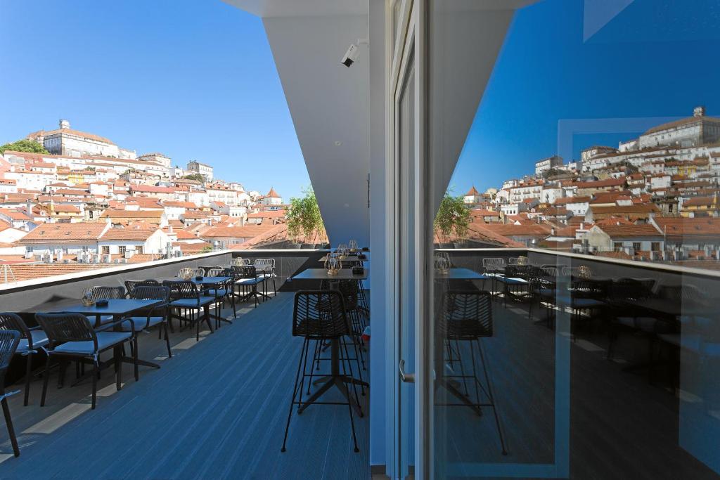 Balkón nebo terasa v ubytování Hotel Mondego