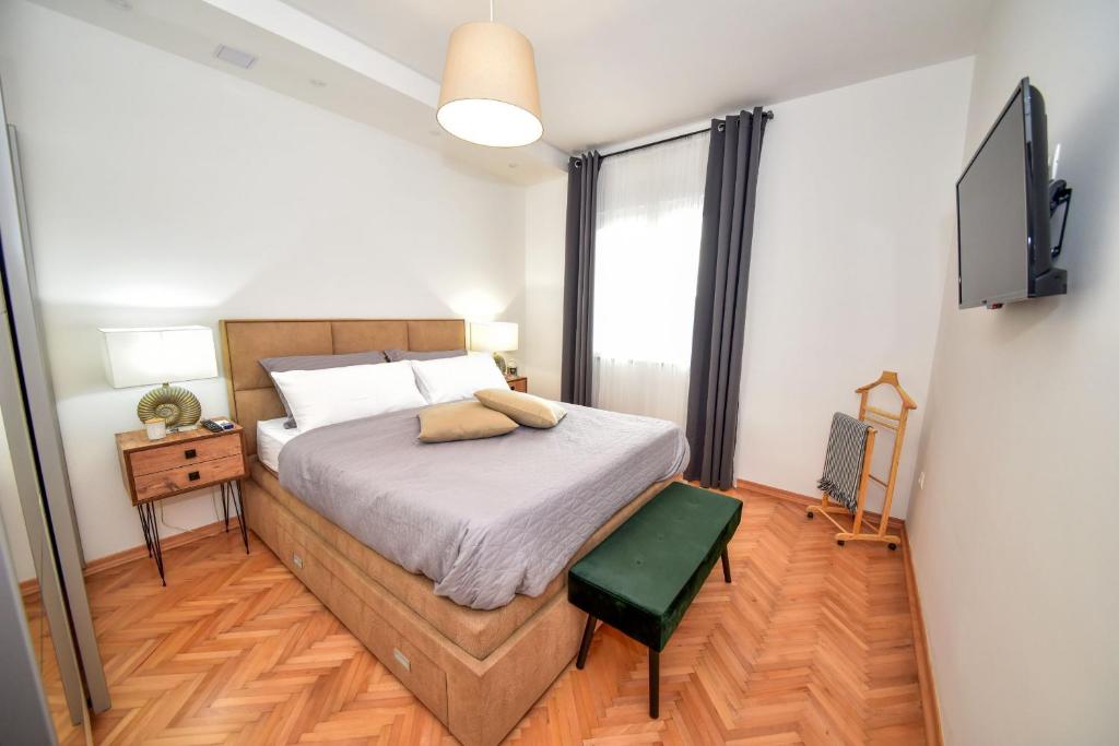 Posteľ alebo postele v izbe v ubytovaní Villa Teuta ZadarVillas