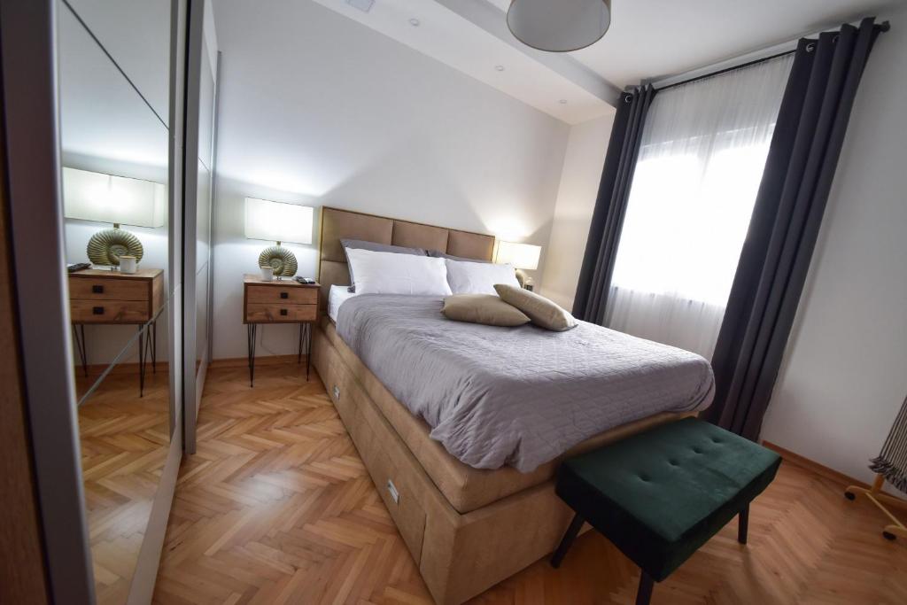 Posteľ alebo postele v izbe v ubytovaní Villa Teuta ZadarVillas
