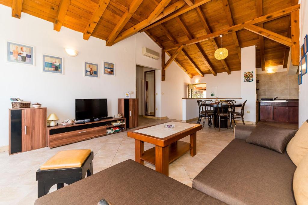 TV a/nebo společenská místnost v ubytování Apartment Casa Vanna