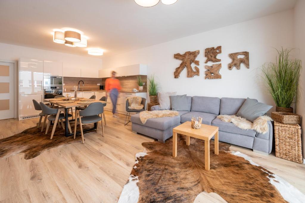 Część wypoczynkowa w obiekcie Apartmány Kaskády Luhačovice