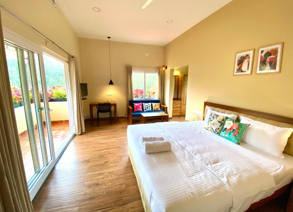 Letto o letti in una camera di Flower Valley Plantation Homestay