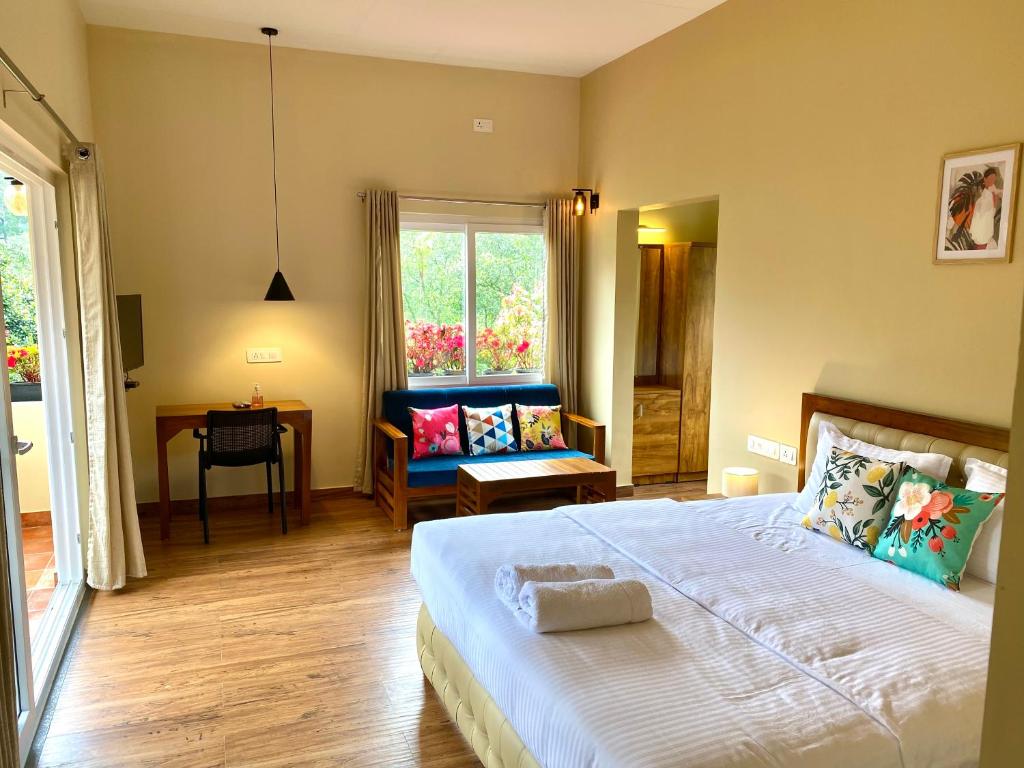 Letto o letti in una camera di Flower Valley Plantation Homestay