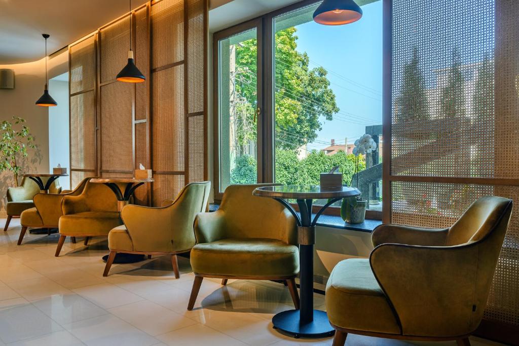 Posezení v ubytování Villa Pinia Eco-hotel