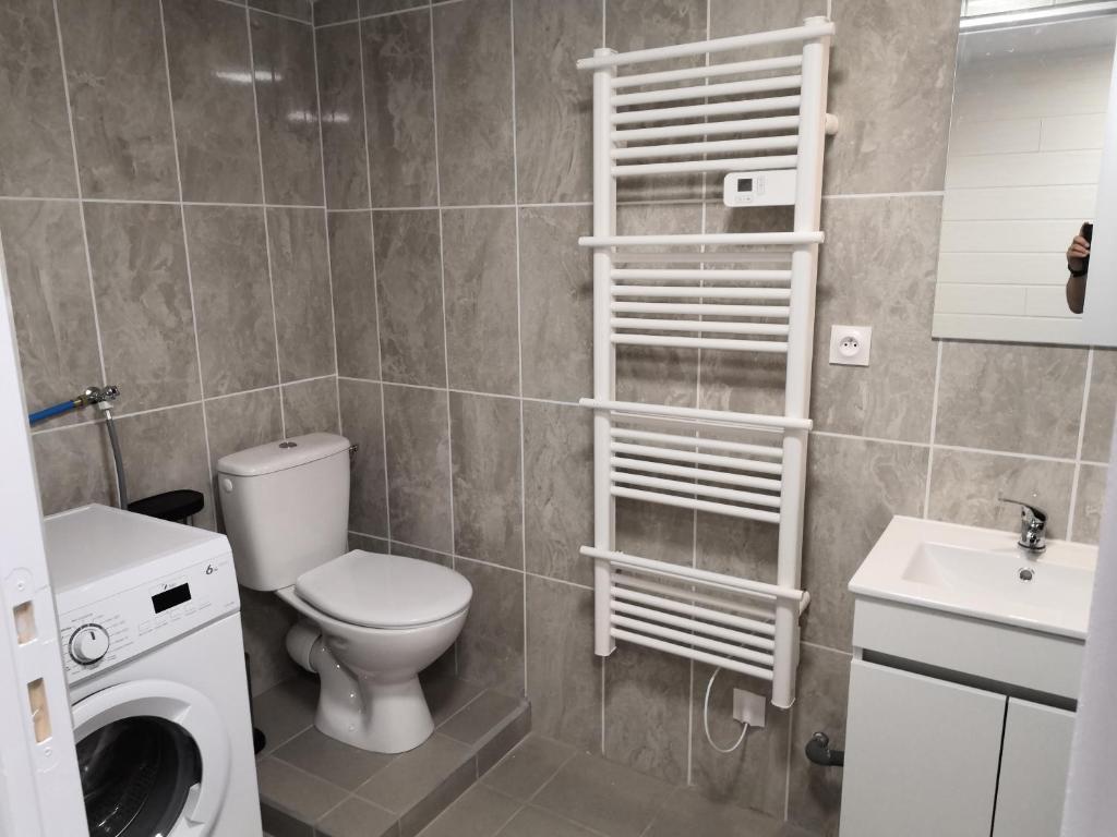 Koupelna v ubytování Studio Bellevue