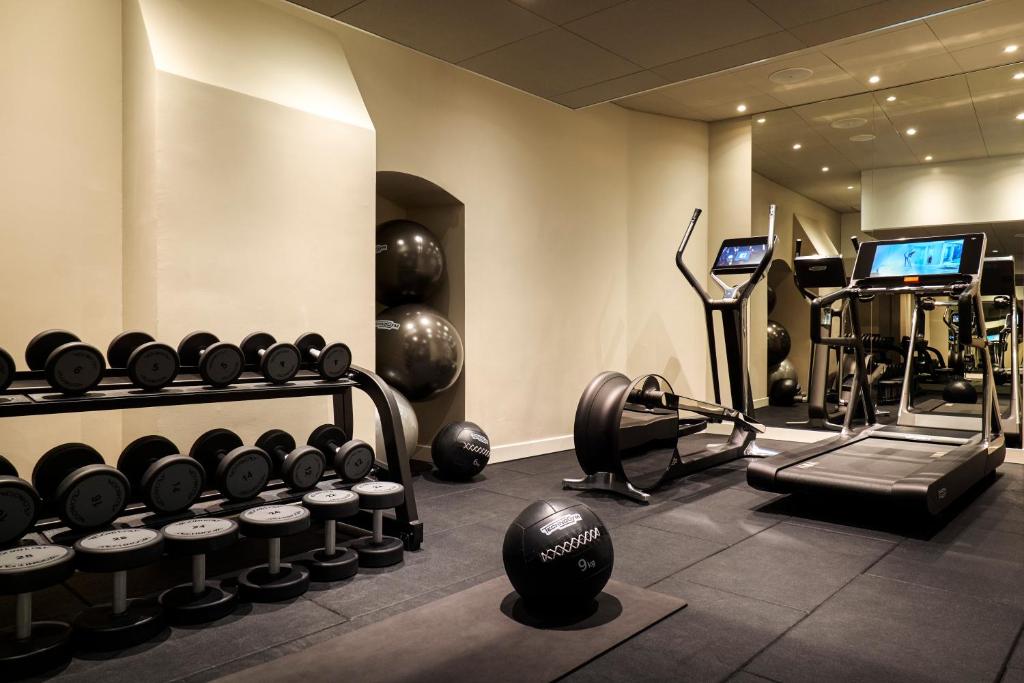 Fitness centrum a/nebo fitness zařízení v ubytování Villa Dagmar