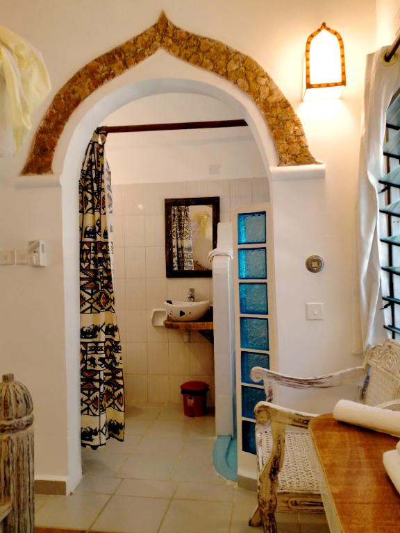 Koupelna v ubytování Watamu Solana Apartments