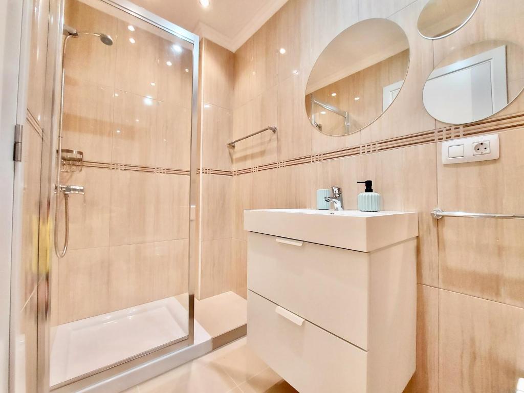 Kúpeľňa v ubytovaní Aromas Suites Apartments