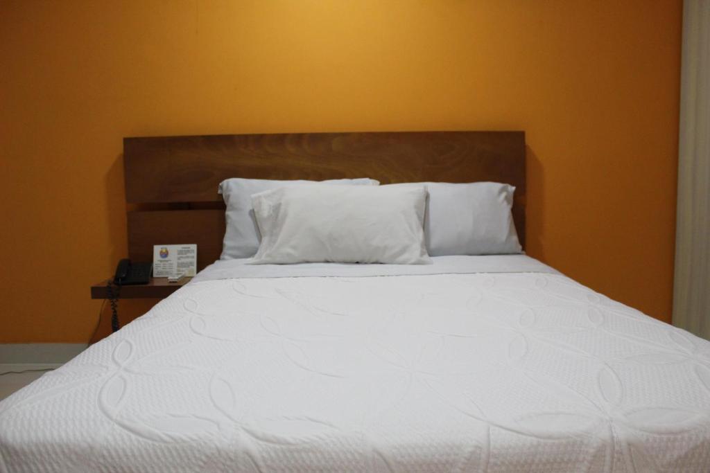 Postel nebo postele na pokoji v ubytování Hotel Mar del Plata