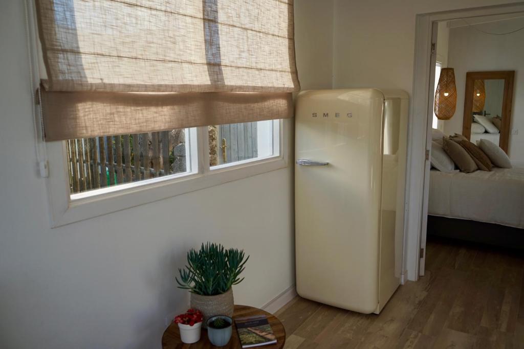 Kuchyň nebo kuchyňský kout v ubytování Siempre Feliz La Casita Escanfraga