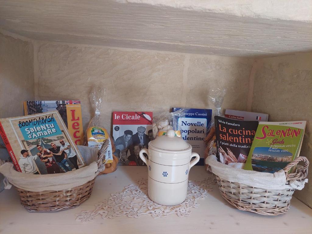Knihovna v bed and breakfast