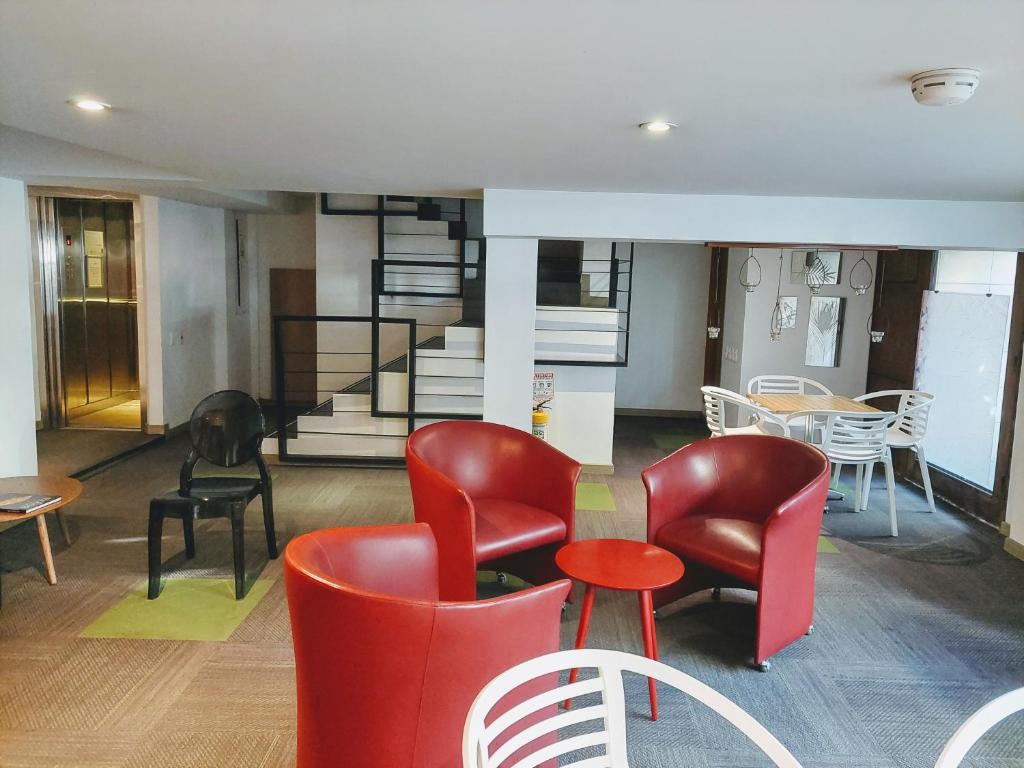 Posezení v ubytování Hotel Viaggio Teleport City Suites