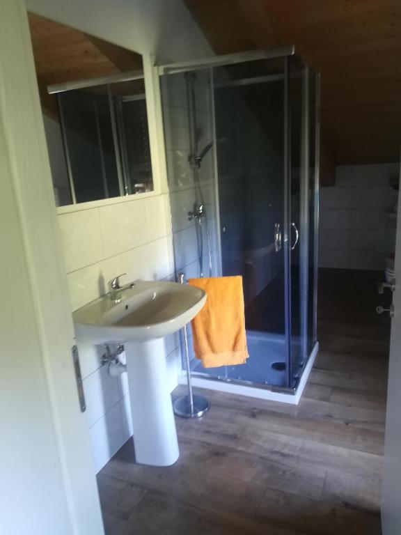 Koupelna v ubytování Alloggio Alla Collina