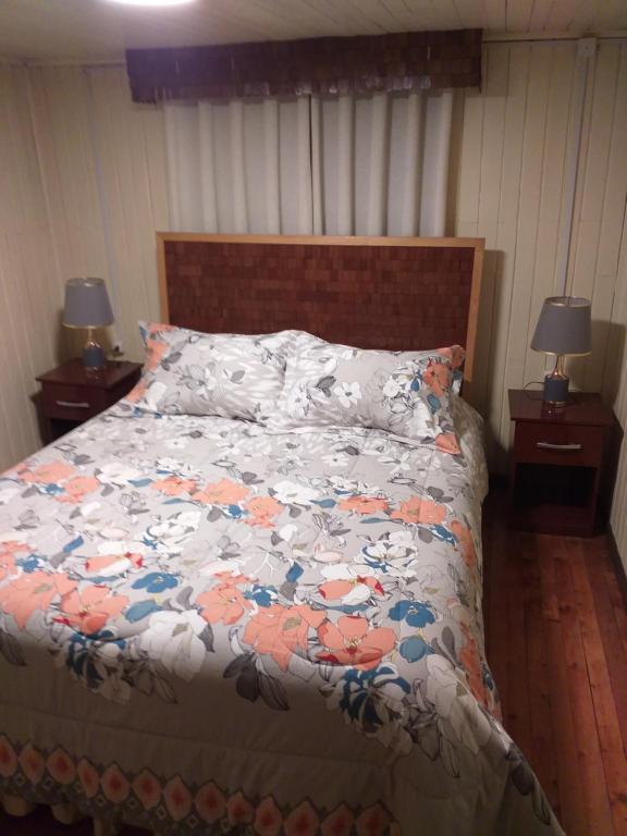 Cama o camas de una habitación en Refugio Insular