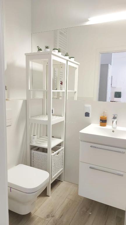 Kúpeľňa v ubytovaní Apartament Mare , Rewal ulica Szczecińska 21 Apartament nr 3