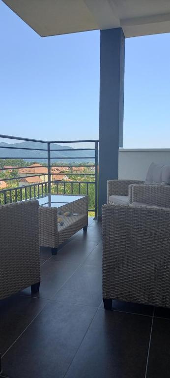 Balkón nebo terasa v ubytování Apartman Ramonda Vrnjacka banja