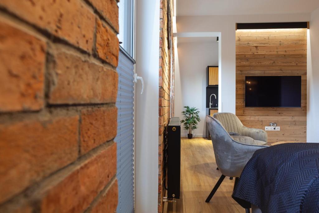 Posezení v ubytování Apartament City Center Modern Loft 2 - bezpłatny parking
