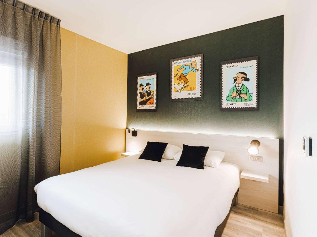Postel nebo postele na pokoji v ubytování ibis Styles Contres-Cheverny