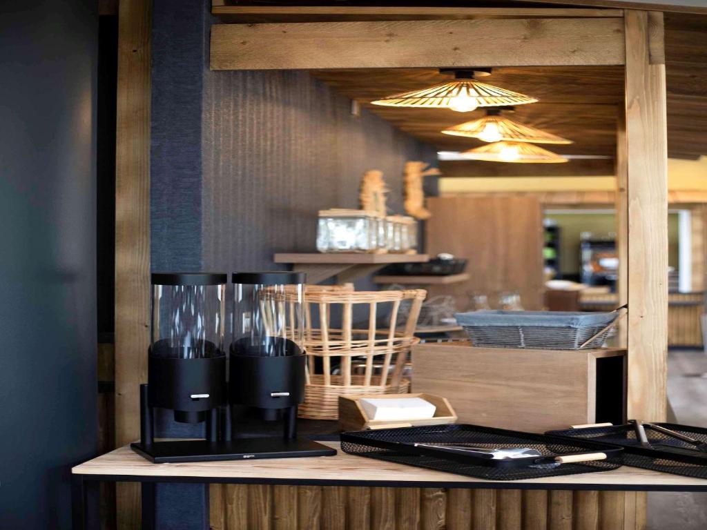 Kuchyň nebo kuchyňský kout v ubytování ibis Styles Contres-Cheverny