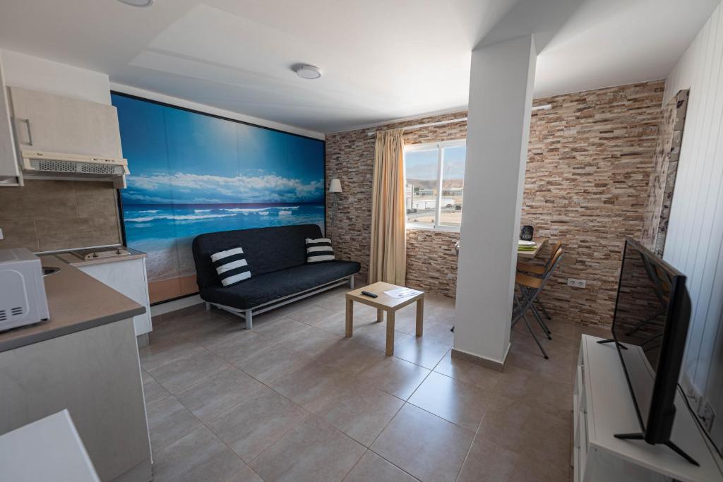 Kuchyň nebo kuchyňský kout v ubytování Edificio Prieto VIV 4