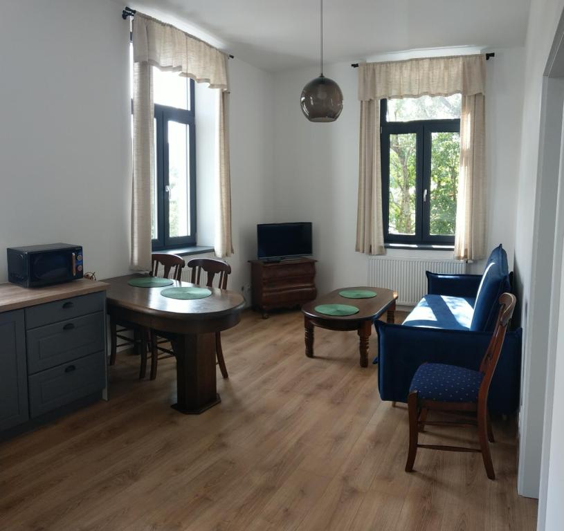 TV a/nebo společenská místnost v ubytování Apartmány Klášterní 84