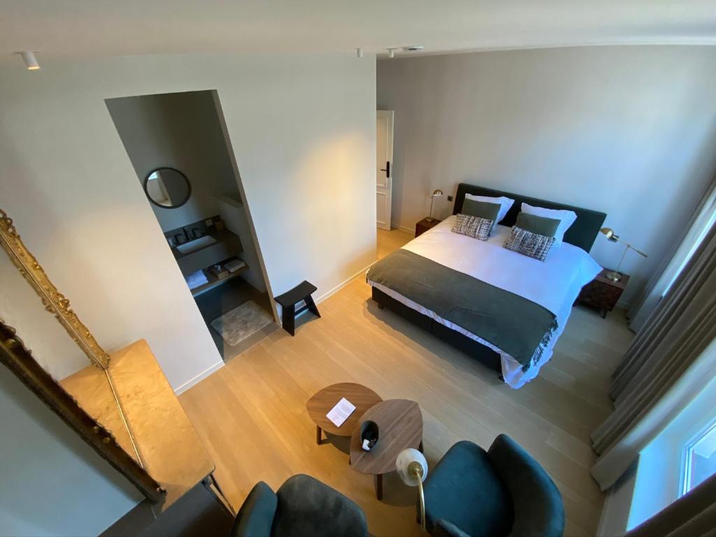 Postel nebo postele na pokoji v ubytování B&B Anna9