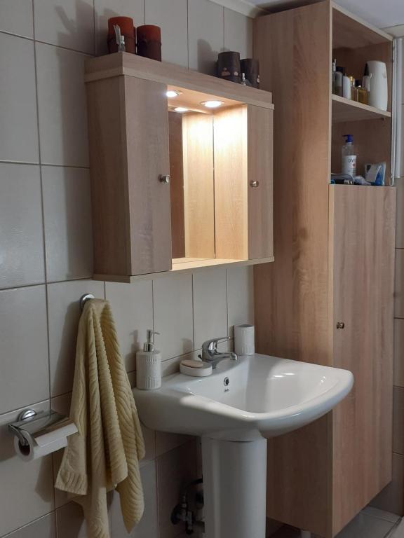Koupelna v ubytování House escape