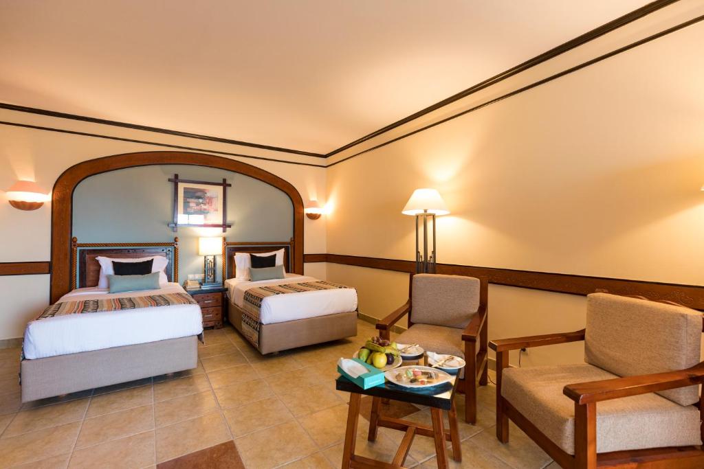 Sunrise Remal Resortにあるベッド