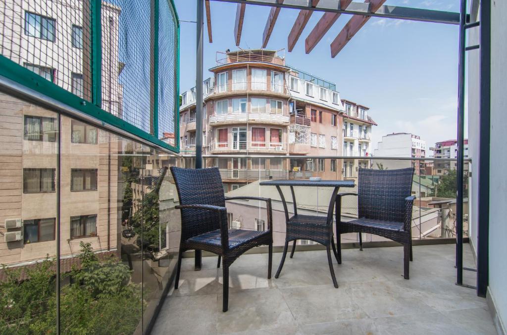 Balkón nebo terasa v ubytování Hotel "Elesa Wera"