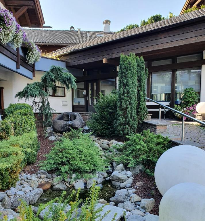 Zahrada ubytování Residence Silvester