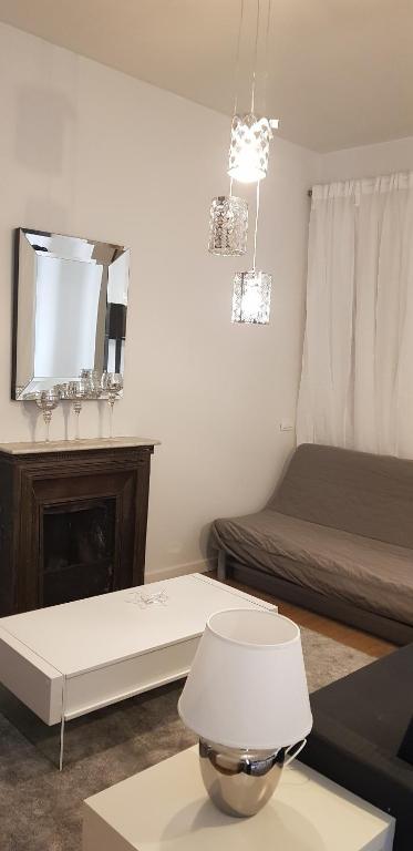 Cama o camas de una habitación en Le Petit Palü-Fuencarral